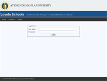 Tablet Screenshot of aifis.ateneo.edu