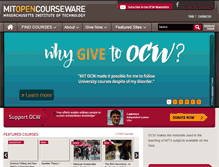 Tablet Screenshot of ocw.ateneo.net